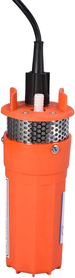 Estink Waterpomp 12V dompelpomp op zonne-energie, 30 m opvoerhoogte, voor diepe putten en watervoorziening
