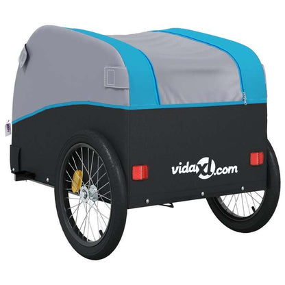Fietskar – Fietstrolley – Fietsaanhanger – Transportkar – Kinderfietskar – Robuust metalen frame – Max. draaggewicht 45 kg