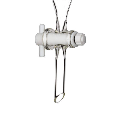 stonylab Borosilicaat Glas 2000ml Zware Wand Conische Scheitrechter met 24/40 Gewrichten en PTFE Afsluitkraan, 2000ml