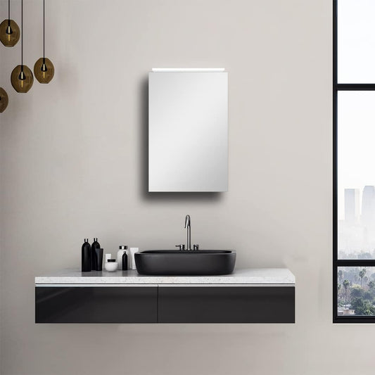 Talos Mirage LED spiegelkast - lichtkleur 4200K - aluminium body - 40x 60 cm