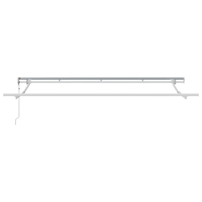 Inklapbaar Zonnescherm – Zonnescherm Terras – Schaduwdoek Tuin – Buitenzonwering – Metalen Frame – 4x2 Meter – Weerbestendig – Makkelijk Montuurbaar - Wit