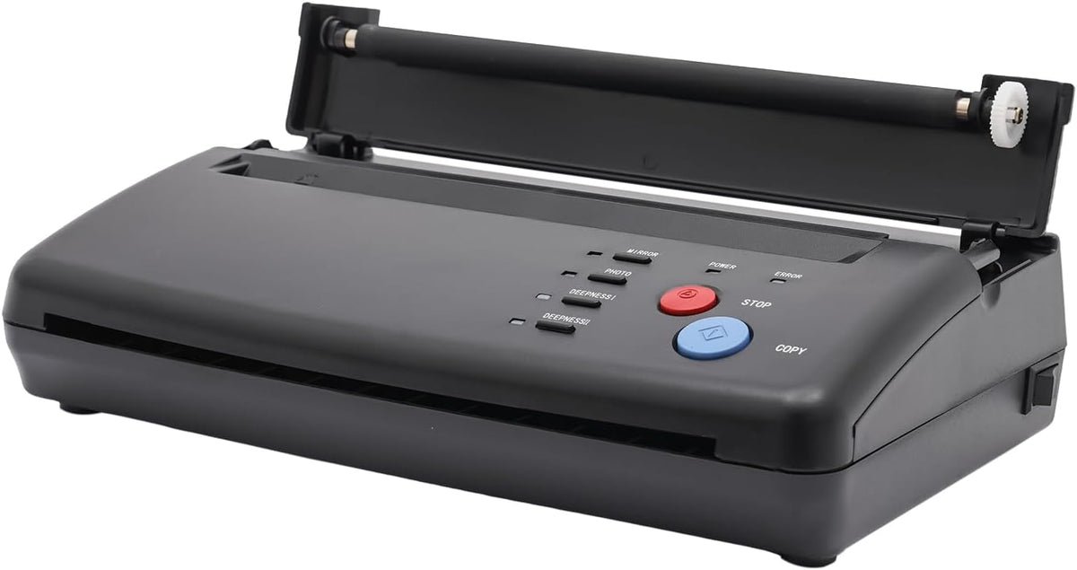Tattoo Transfer Machine – Tattoo Thermal Printer – Tattoo Copier – Tattoo Transfer Printer – Tattoo Overzetmachine – Compact & Draagbaar – Hoogwaardige Scherpe Printkwaliteit 210 mm A4