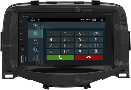 Autoradio Toyota Aygo – Multimedia Systeem – Navigatie Unit – Auto Receiver – Infotainment Systeem – 6,2 Inch Touchscreen – Bluetooth & WiFi Connectivity