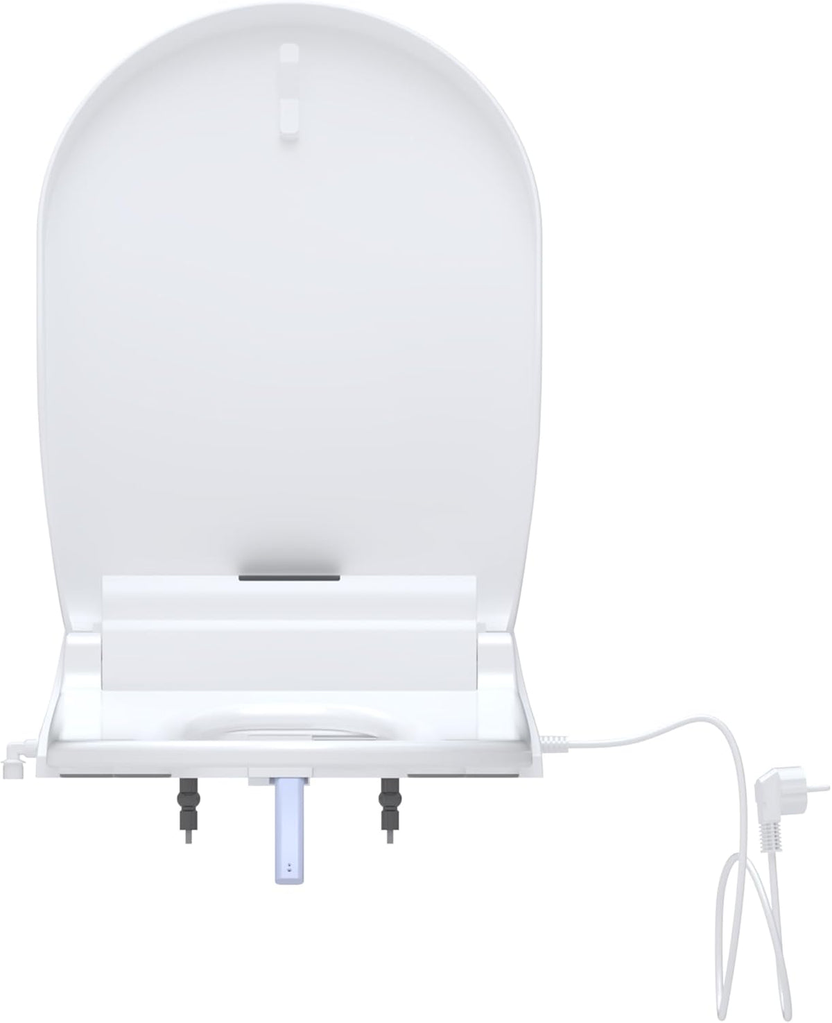 SFA - Saniseat – afneembare wc-bril voor toilet – voor en drogen – handdouche met dubbele sproeiers en ventilator voor warme lucht – automatische reiniging – compatibel met standaard toiletpotten
