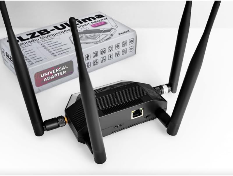SLZB-Ultima Alles-in-één hub: Zigbee 3.0, Matter & Thread - met infrarood (IR), microfoon, luidspreker en RGB-led - PoE ethernet, WiFi 6 & USB voor Home Assistant (SLZB-Ultima)