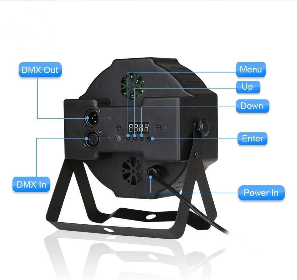 LED Parlicht – Podiumverlichting – DJ Licht – Disco Lamp – Stage Light – 72W RGB LED – 7 Lichtmodi Met Afstandsbediening
