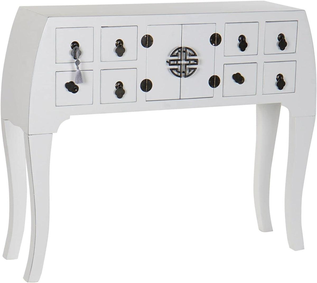 DRW Console sparren 98 x 26 x 80 Oosters wit