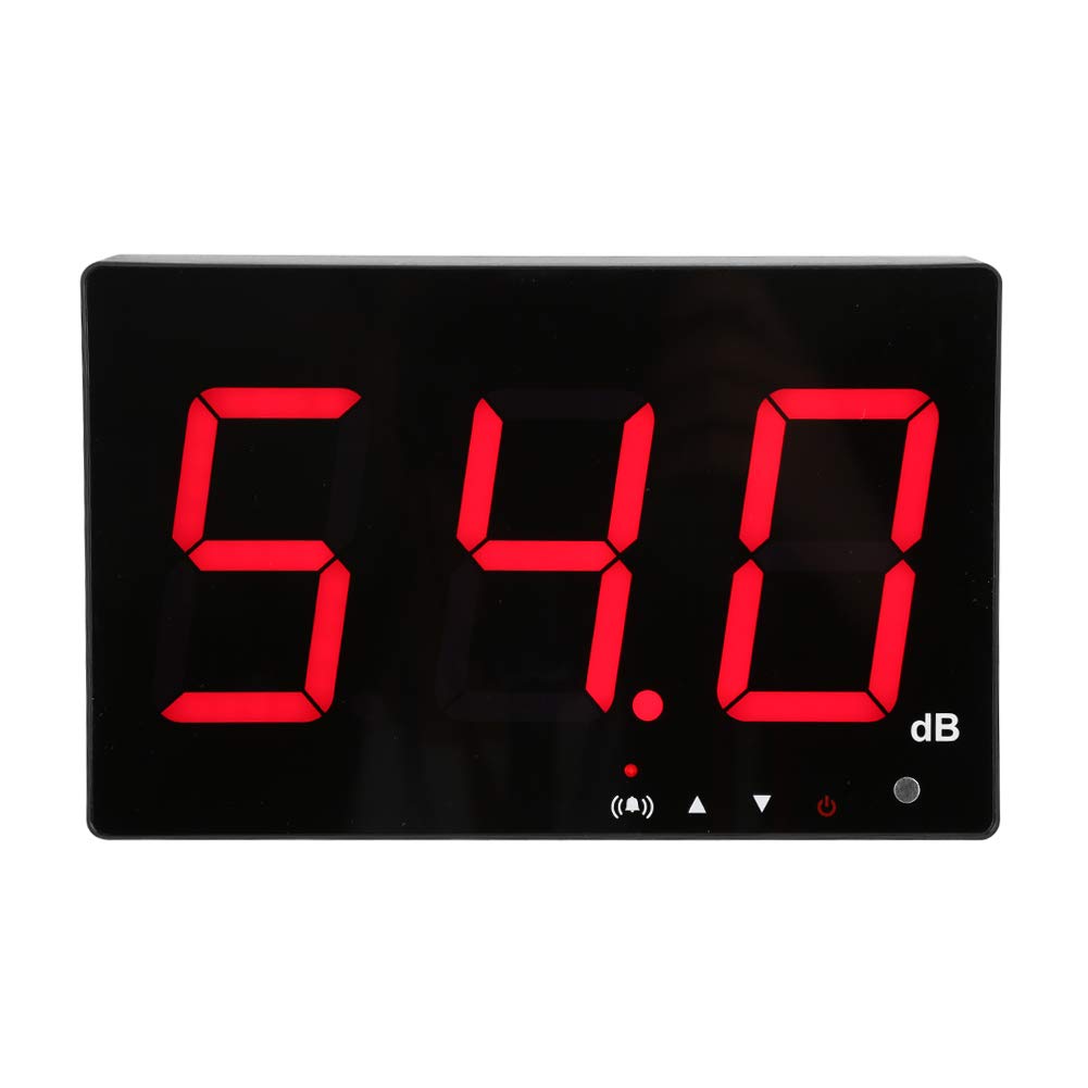 Geluidsniveaumeter, Digitale 9,6 Inch Wandgemonteerde Decibelmeter met Hoge Nauwkeurigheid 30~130dB Geluidstester