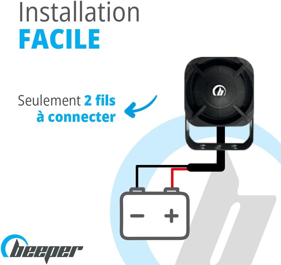 BEEPER - Universeel auto-alarm voor lichte voertuigen, XR5-auto's met alarmsysteem voor katalytische potten