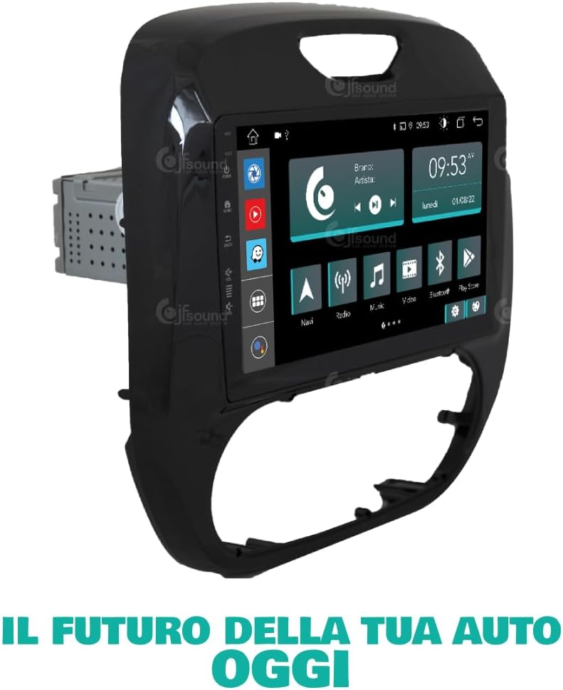 Autoradio Renault Captur – Inbouwradio – Navigatiesysteem – Multimedia Speler – Auto Entertainment – 9" Touchscreen – Bluetooth & CarPlay