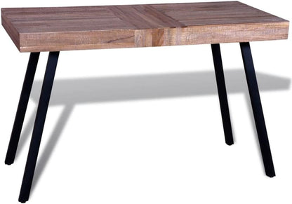 vidaXL Table recycled teak