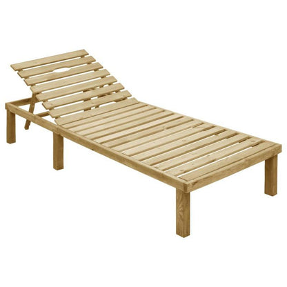 Ligstoel – Ligbed – Zitzak – Tuinstoel – Geïmpregneerd Vurenhout – Ergonomisch Ontwerp – Comfortabel Kussen