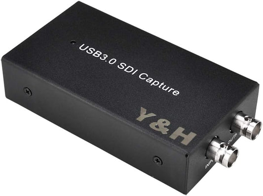 SDI Capture Card – USB 3.0 Capture Card – Video Opnamekaart – Videograbber – 1080p 60fps – Plug & Play, Geen Drivers Nodig