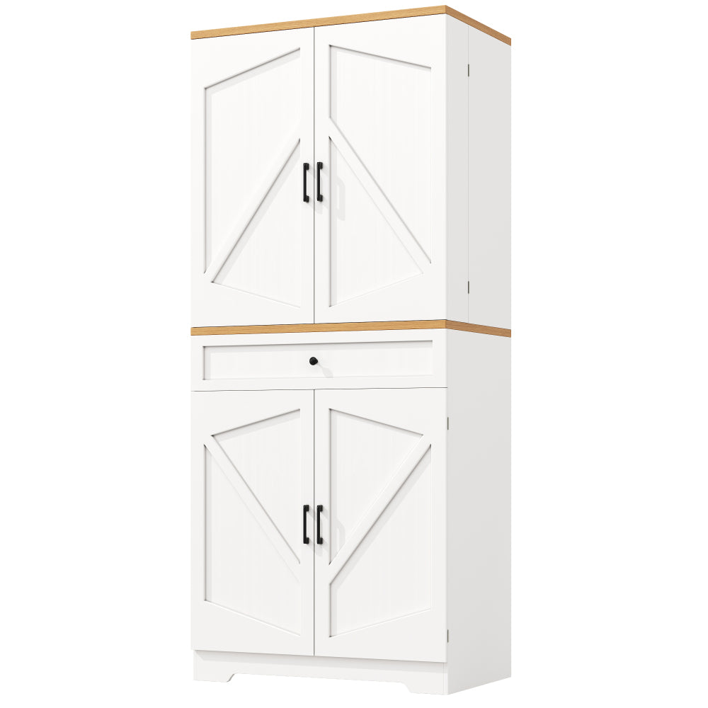 Dressoir – Sideboard – Opbergkast – Buffetkast – Kast – Modern Design – 12 Deurtjes & Lades – Groot Formaat 80x40x180 cm – Duurzaam Materiaal – Ruime Opbergruimte