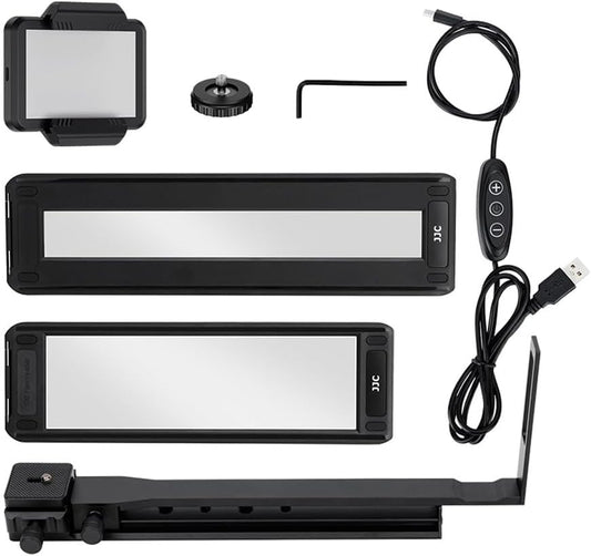 JJC 35mm & 120 Film Digitizer Adapter, Scanner met LED Achterlicht, 135 & 120 Film Houder voor Negatieven Kopiëren naar Digitale Foto's