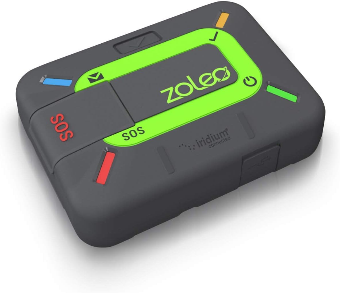 ZOLEO Twee-weg satellietcommunicator - Wereldwijde sms-berichten en e-mail, SOS-waarschuwingen voor noodgevallen, inchecken en GPS-locatie - Android-iOS-smartphoneaccessoire