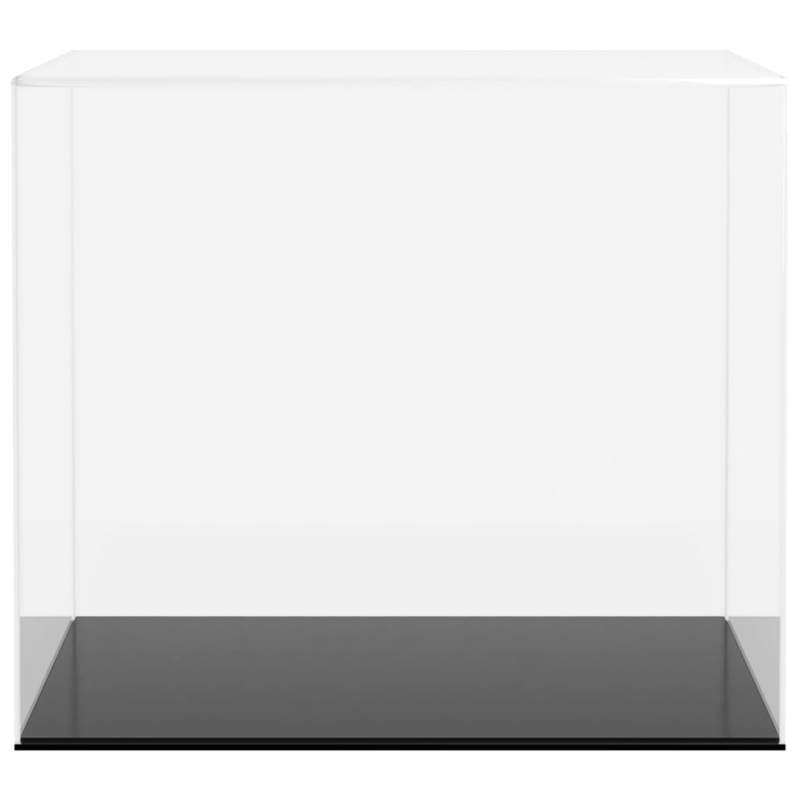 Vitrinekast – Displaybox – Opbergkast – Showkast – Acrylkast – Transparant – Kristalhelder Acryl – 40x36x35 cm