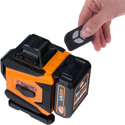Kruislijnlaser 16 Lijnen – Laser Waterpas – Lijnlaser – Zelfnivellerend – Bouwlaser – Groene Lasers – Automatische Zelfnivellering – USB-C Oplaadbare Batterijen