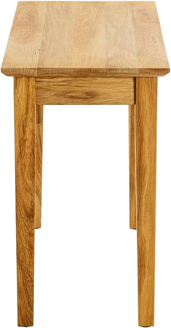 HAKU Console eiken, Massief hout - Maat: B 50 cm x H 60 cm x D 40 cm, Stijl: Traditioneel