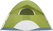 Vevor - Kampeertent, 6 Persoons - waterdicht - Buitenwandelen Backpacken - 190T Dacron - 150D Oxford - 7x7x4ft - Groente - QUORE