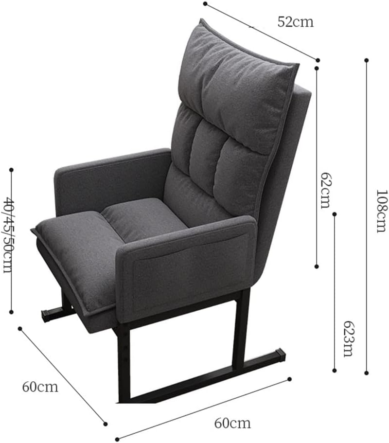 Armchair Chair,Armchair Chair Stool Modern Upholstered Lounge Chair, Casual Chair Footstool, Featured Armchair, Family Office, Living Room, Bedroom Leisure Chair