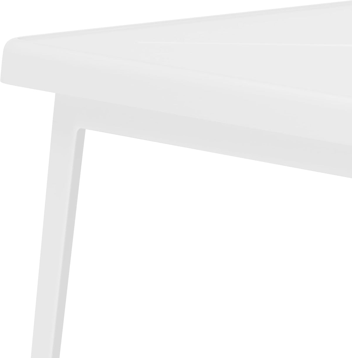 Flash Meubels 23.75'' Vierkant Metaal Binnen-Outdoor Bar Hoogte Tafel hedendaags 93.98 x 65.405000000000001 x 15.24 cm Kleur: wit