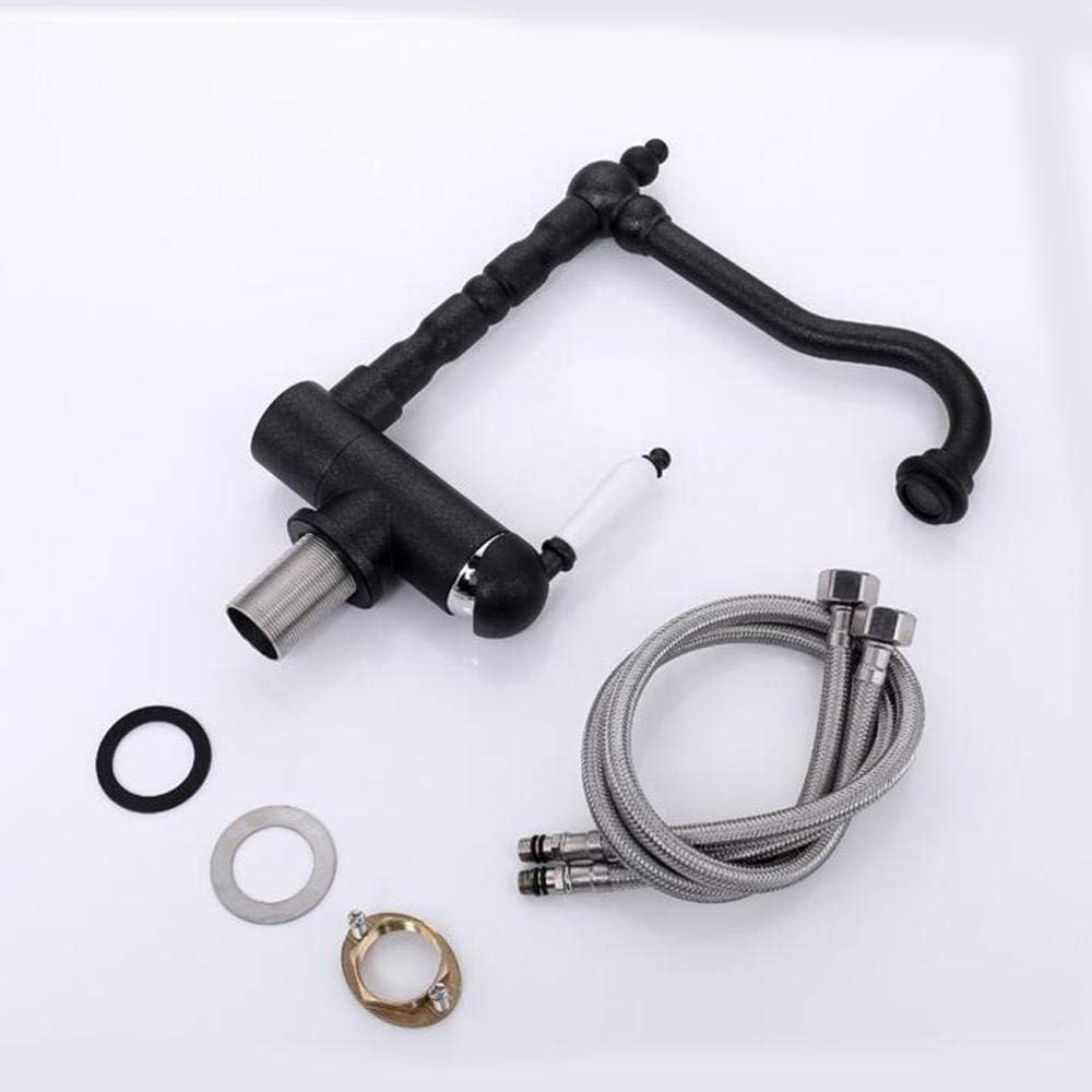 Antieke Europese keuken zonder raam, gootsteen, warm en koud, waterafvoer, kranen, binnenraam, koper, zwart, kranen, vouwkranen, omkeerbaar, plat, raamkranen@Pearl Black