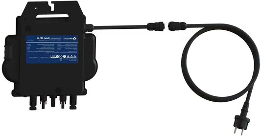 ECO-WORTHY EZ1-M 800W Micro Former with Integrated WiFi & Bluetooth Limited to 600 W, Waterproof, Plug & Play for Balcony Power Station - QUORE