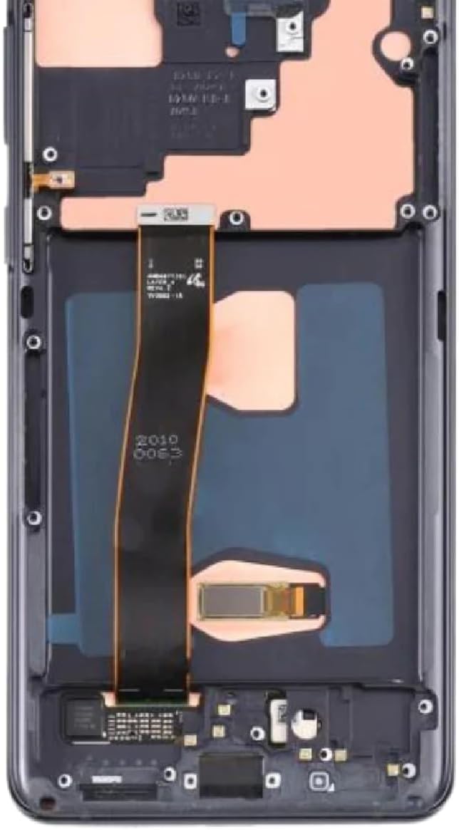 It'Go OLED Full HD-display voor Samsung S20 Ultra G988 met vingerafdruk LCD-scherm, vervanging touchscreen met gereedschap, zwart met frame, hoge kwaliteit