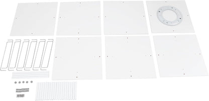 360° Floor Stand Rotating Shoe Organiser, Shoe Rack, Rotating Shoe Rack, Multi-layer Shoe Stand, Swivel for Placement, Shoes, Hats, Handbags etc. (6 Floors, White) - QUORE