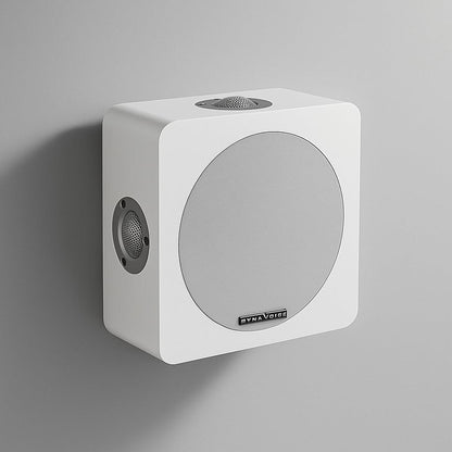 Magic Around-5 Wit – Surround Luidsprekers voor Home Cinema (Paar) | Quadripolair ontwerp 4 Tweeters + 5,25" Woofer | Passieve Wandluidsprekers voor 5.1 en 7.1 Systemen