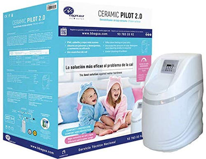 Waterontharder – Waterontkalker – Ontkalker – Waterverzachter – Kalkfilter – Voor Hele Huis tot 2 Badkamers en 5 Personen – 1.250 Liter per Dag – Automatische Regeneratie om 03:00 uur