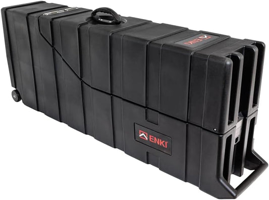 ENKI AMG-2 EXV Double Electric Gitaar Case 3e generatie, zwart, Flight Case