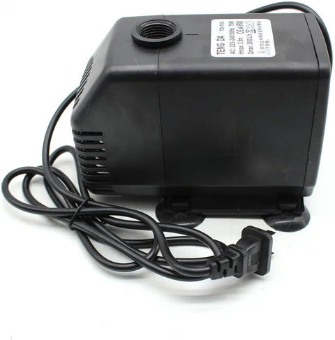 Water pump - Spindle water pump - 220V - 75W - with 100mm clamp - CNC lathe accessories - Black