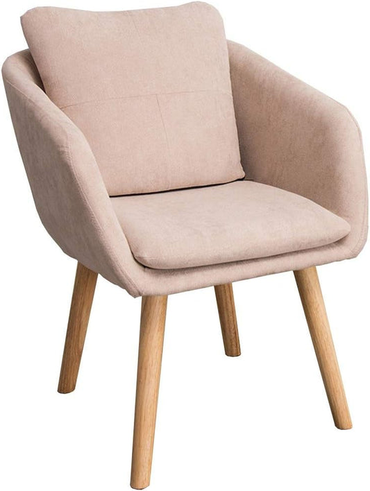 Axdwfd Sun Lounger Lounge Chair, Single Sofa Modern Minimalist Balcony Small Apartment and Cute Girl Heart Small Sofa Living Room Armchair 54x50x73cm (Color : Beige) - QUORE