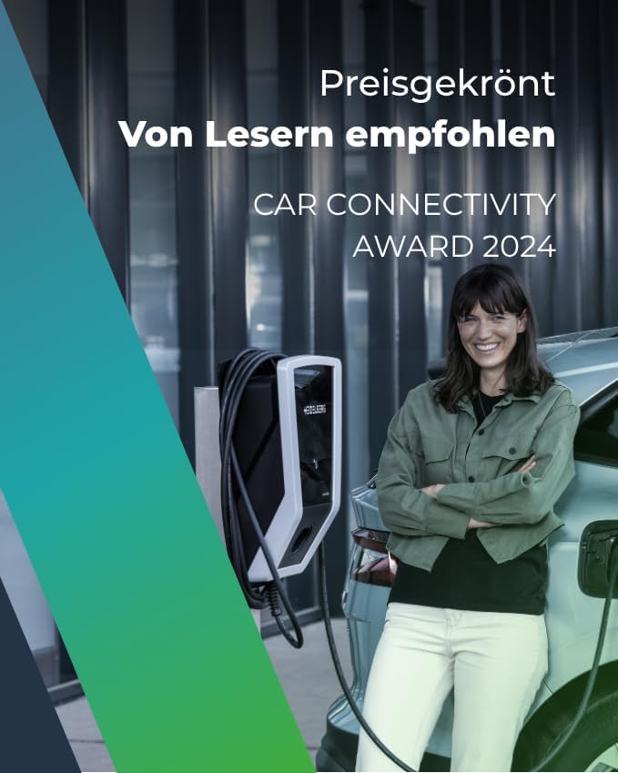 Wallbox Connect.Home laadstation voor elektrische auto, 11 kW met app en RFID, EV-oplader, Made in Germany, eenvoudige installatie, 11 kW