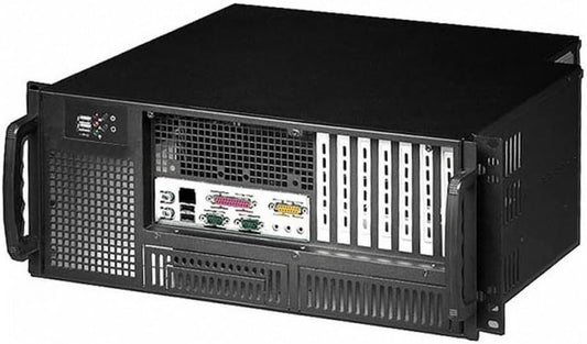Techly 307377 Industrieel chassis Rack 19"/Desktop 4U Ultra Compact Zwart Zwart