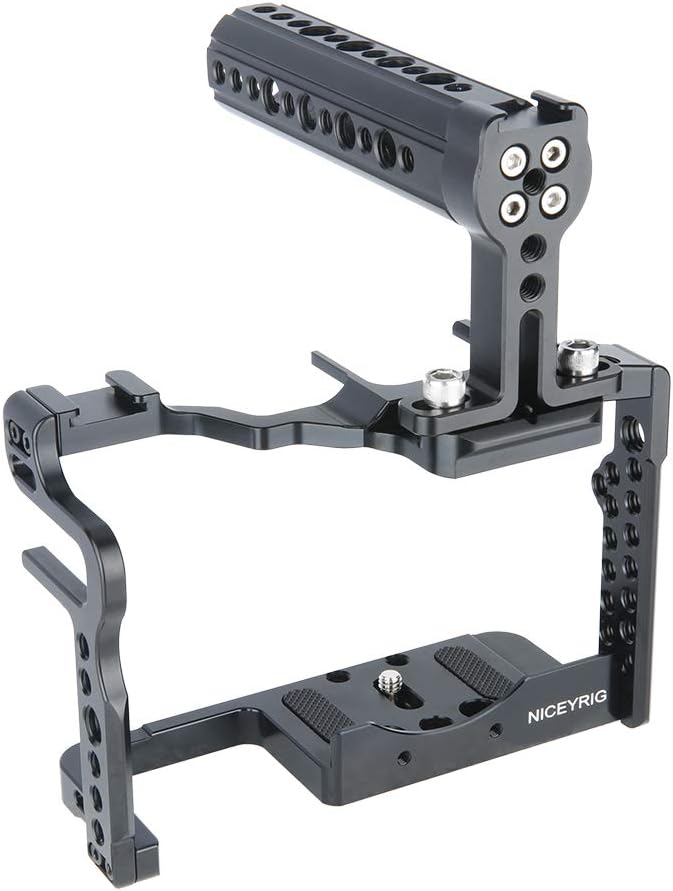 [Update versie] NICEYRIG GH5 Mark II GH5s GH5 camerakooi kit met camera kaas bovenhandvat koude schoenhouder NAVO-rail voor DSLR Panasonic Lumix GH5/GH5s/GH5 Mark II