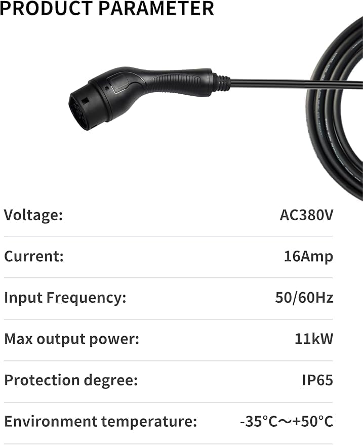 <font dir="auto" style="vertical-align: inherit;"><font dir="auto" style="vertical-align: inherit;">        Wallbox 11 kW EV charging station with app control, 5-meter charging cable type 2, 3 phases 6-16A, IP55, RFID + Wi-Fi + Bluetooth, for electric car