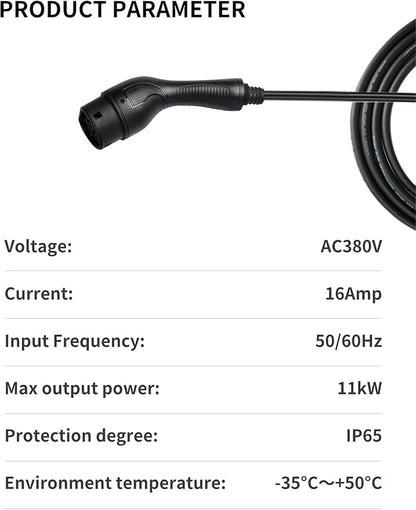 <font dir="auto" style="vertical-align: inherit;"><font dir="auto" style="vertical-align: inherit;">        Wallbox 11 kW EV charging station with app control, 5-meter charging cable type 2, 3 phases 6-16A, IP55, RFID + Wi-Fi + Bluetooth, for electric car