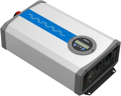 EPEVER IPower-Plus Series IP2000-12 Plus, 2000W 12VDC to 230VAC pure sine wave voltage inverter with LCD display, ideal for off-grid household emer