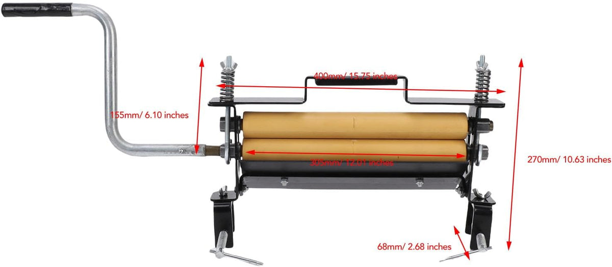 Elprico Kledingwringer, Wringer Wasmachine Handslinger, Handmatige Kledingwringer Verwijdert 95% van Het Water, Wasmachine Geschikt voor Handdoeken, Kleding, Autowasstraten, Kamperen,