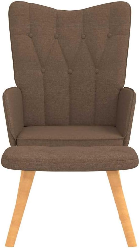 Relaxstoel – Fauteuil – TV-Stoel – Ligstoel – Loungestoel – Met Voetenkruk – Stof Bekleding – Stevig Stalen Frame
