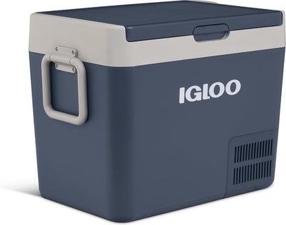 IGLOO ICF40 Draagbare compressor-koelbox, 39 liter, 12/24 V, 230 V, elektrische koelbox, -18 °C tot 20 °C, mini-koelkast, vriesbox voor camping, auto