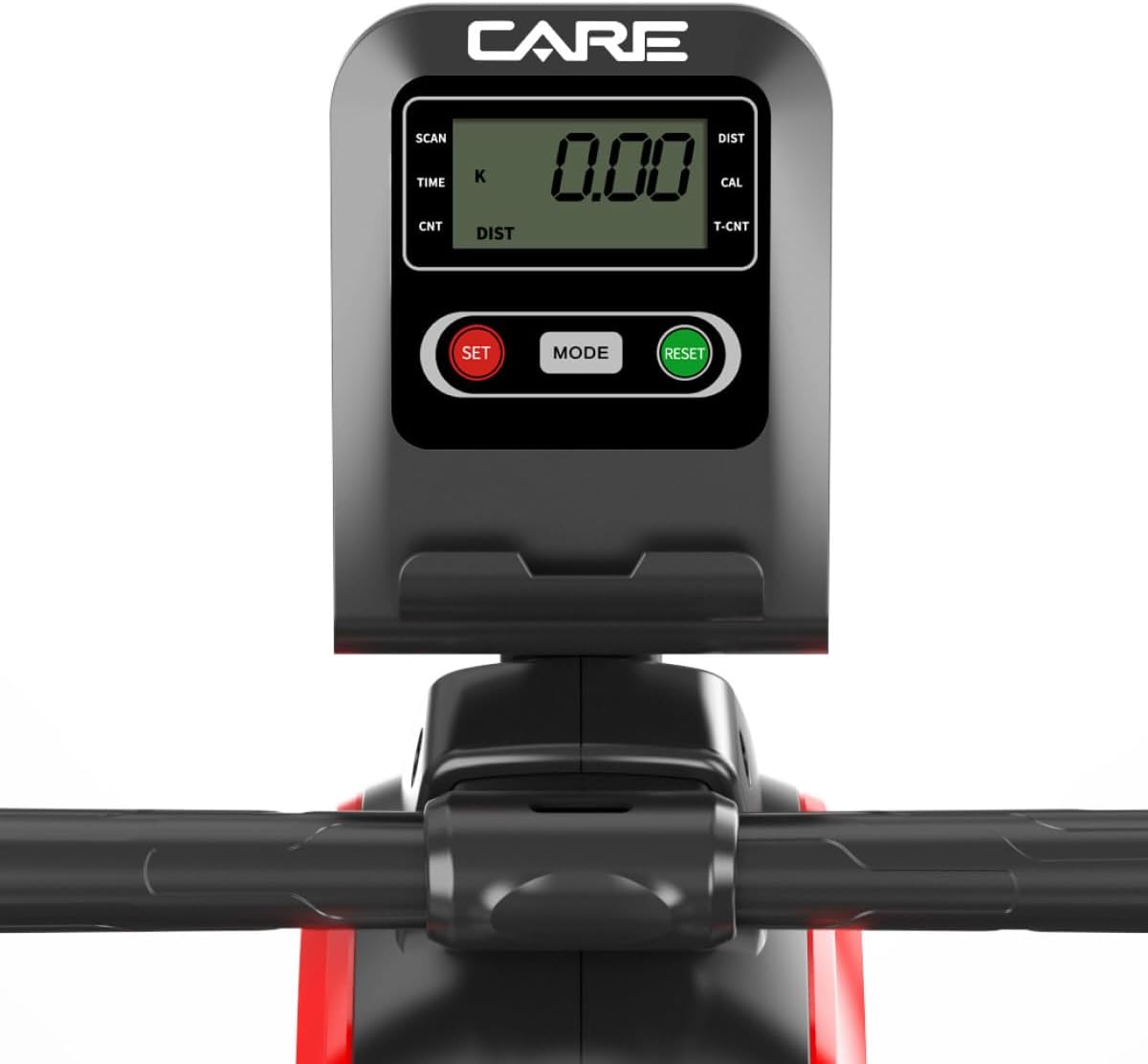 Care Fitness - Rowing machine - Elancy - Non-slip pedals - Silent magnetic brake - 16 resistance levels - 7 functions - QUORE