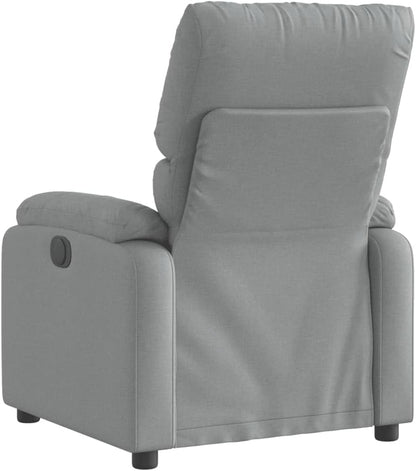 ZIRLANLV Recliner Adjustable Backrest, Relaxation Chair with Vibrating Function, Massage Chair, TV Chair, Deck Chair, Upholstered Chair, Recliner (Wine Red) (Light Gray #24)