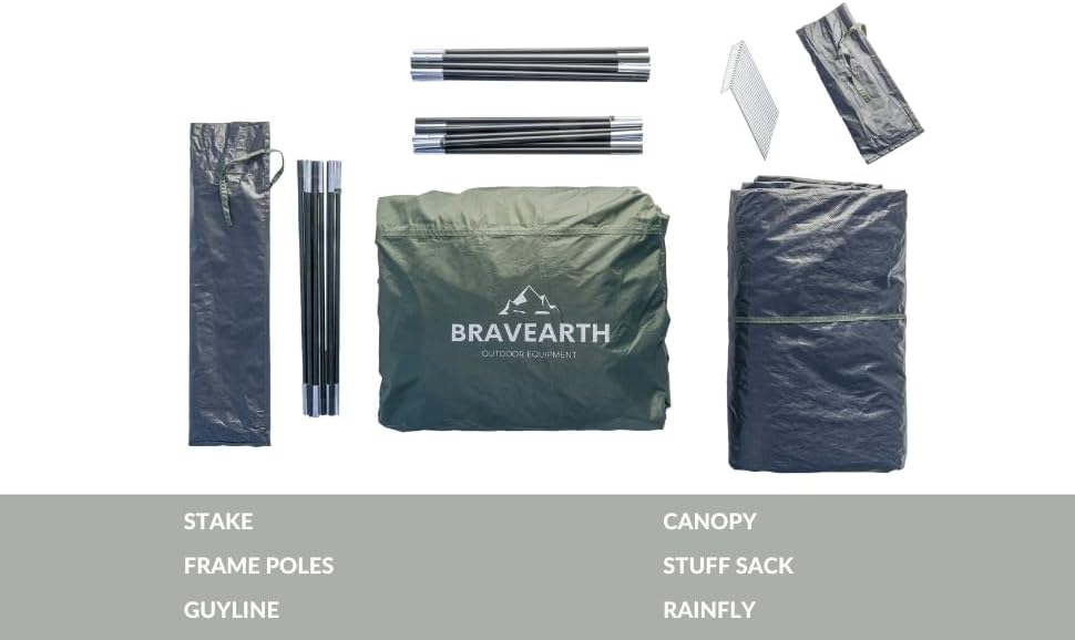 Jaguar campingtent unisex volwassenen, groen