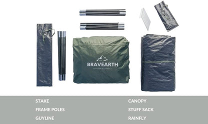 Jaguar campingtent unisex volwassenen, groen