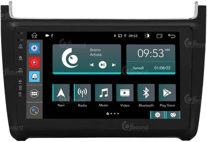 Autoradio Volkswagen Polo – Autoradio GPS – Navigatiesysteem Auto – Multimedia Speler – Inbouw Radio – 9 Inch Touchscreen – 8-Core Processor – Bluetooth & WiFi Connectivity