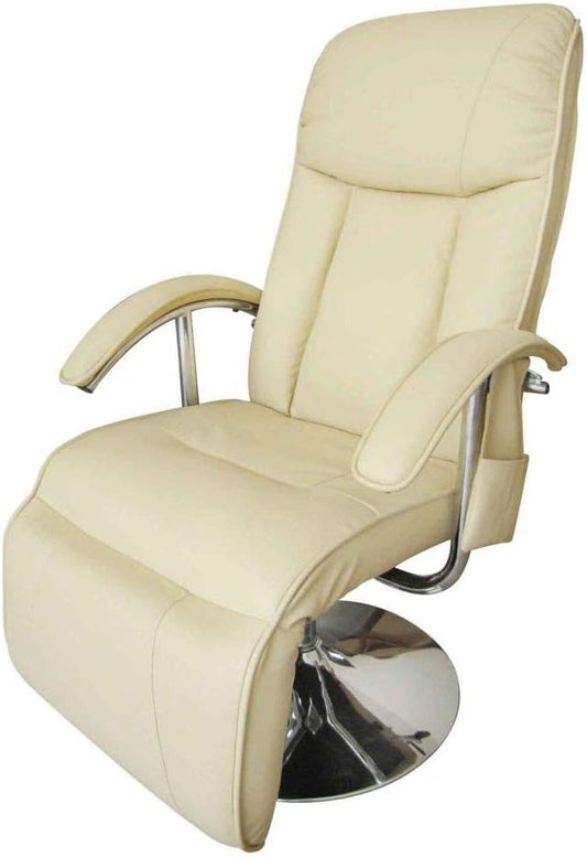 Tidyard Electric sun lounger, massage chair, relaxation chair, TV chair, sun lounger, with 10 massage buttons and heat massages, back footrest adjustable - QUORE